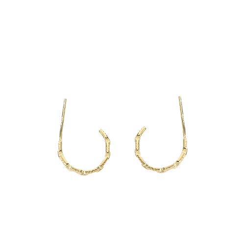 Amazon.com: SNSHUN ZX S925 Sterling Silver Earrings Female